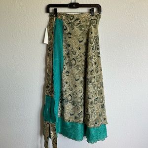 Darn Good Yarn Sari Wrap Skirt
